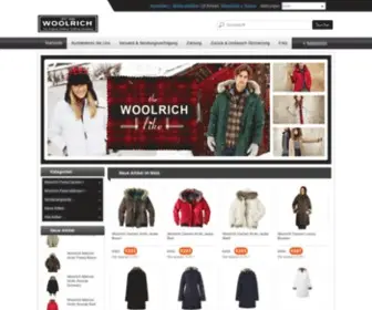 Woolrichsaleoutlet.com(Woolrich Deutsch) Screenshot