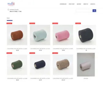 Woolstock.eu(Italian yarn online Store) Screenshot