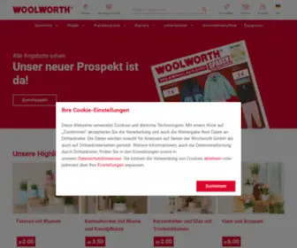 Woolworth.de(Home of Discount) Screenshot