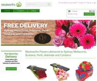 Woolworthsflowers.com.au(Woolworths Supermarket) Screenshot