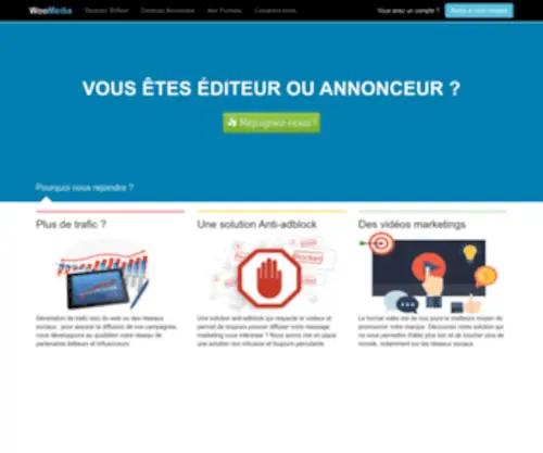 Woomedia.fr(Woomedia) Screenshot