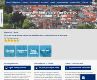 Woonaccentzwolle.nl(Jouw makelaar in regio Zwolle) Screenshot