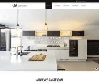 Woonmodern.nl(Aannemer Amsterdam) Screenshot