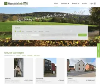 Woonpleinlimburg.nl(Huurwoningen in Limburg en omstreken) Screenshot