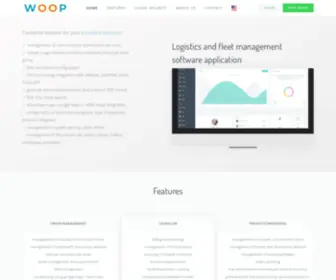 Woop.pro(Logistics and fleet management solution) Screenshot