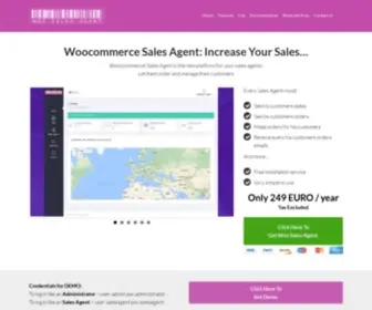 Woosalesagent.com(Woocommerce Sales Agent) Screenshot