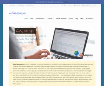 Woosalestax.com(Setting up WooCommerce sales tax) Screenshot