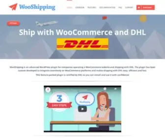 Wooshipping.com(WooShipping DHL) Screenshot