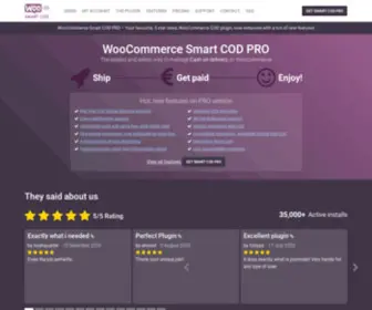 Woosmartcod.com(WooCommerce Smart COD PRO) Screenshot
