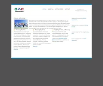 Woosong.org(Woosong Language Institute) Screenshot