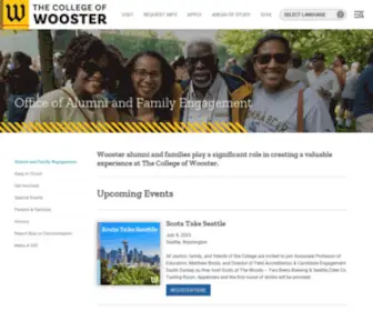 Woosteralumni.org(The College Of Wooster) Screenshot