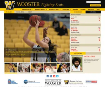 Woosterathletics.com(College of Wooster Athletics) Screenshot