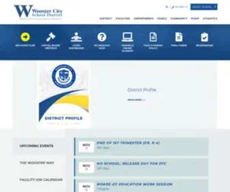 Woostercityschools.org(District News) Screenshot