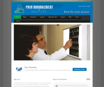 Woosterpaininstitute.com(Pain Management Institute) Screenshot