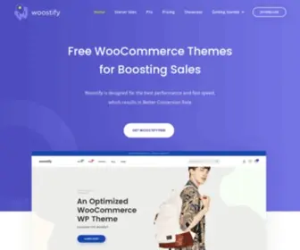 Woostify.com(Free WooCommerce Themes for Boosting Sales) Screenshot