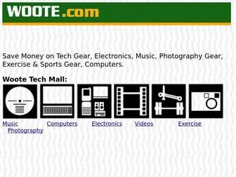 Woote.com(Tech Deals Games Electronics Computers Software) Screenshot