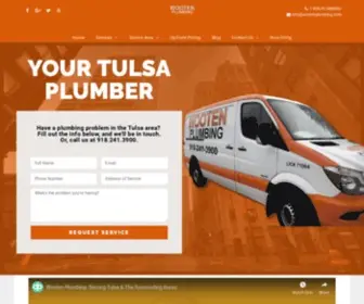 Wootenplumbing.com(Tulsa Plumber) Screenshot