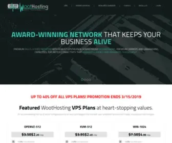 Woothosting.com(Woot Hosting Affordable Indiana Web Hosting Provider) Screenshot