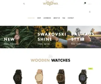 Woowa.eu(Czech Wood Watches) Screenshot