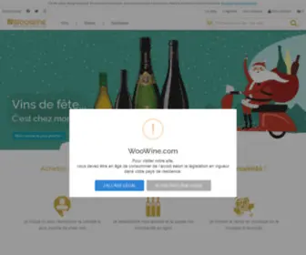 Woowine.com(Le vin au plus proche de vous) Screenshot