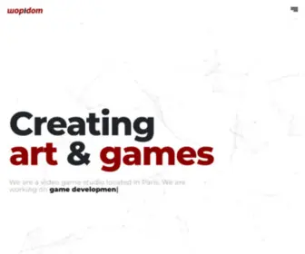 Wopidom.com(Making games for a better world) Screenshot