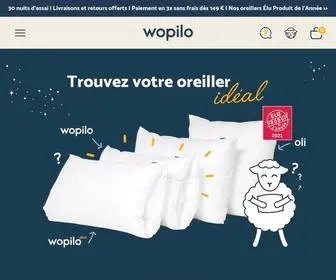 Wopilo.com(L'oreiller ergonomique pour mieux dormir) Screenshot