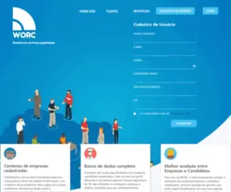 Worc.com.br(Plataforma de Empregabilidade) Screenshot