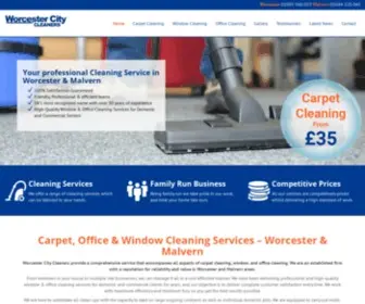 Worcestercitycleaning.co.uk(Carpet & Window cleaning services in Worcester & Malvern) Screenshot