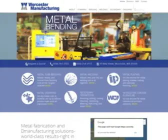 Worcestermanufacturing.com(Worcestermanufacturing) Screenshot