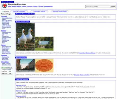 Worcestermass.com(Worcester, Mass) Screenshot