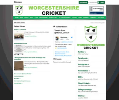 Worcestershirecricket.co.uk(Worcestershirecricket) Screenshot