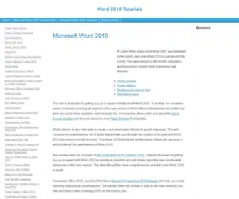 Word-2010.com(Word 2010 Tutorials) Screenshot