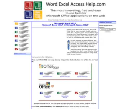 Word-Excel-Access-Help.com(Microsoft Word Help) Screenshot