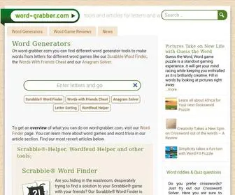 Word-Grabber.com(Word generators) Screenshot