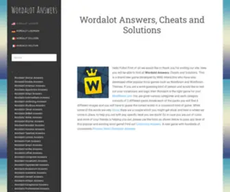 Wordalotanswers.com(Wordalotanswers) Screenshot