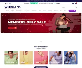 Wordans.com(Wholesale T) Screenshot