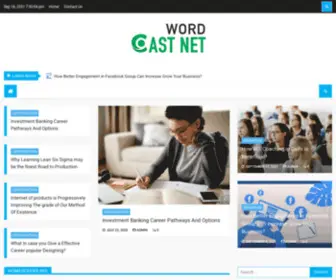 Wordcastnet.com(Education Blog) Screenshot