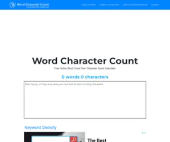 Wordcharactercount.com(Word and Character count tool) Screenshot