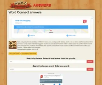 Wordconnect.info(Word Connect answers) Screenshot