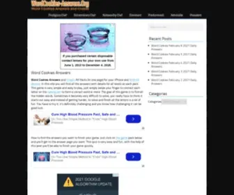 Wordcookies-Answers.org(Word Cookies Answers) Screenshot