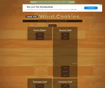 Wordcookiescheat.com(Cheats for Word Cookies) Screenshot