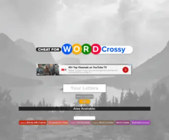 Wordcrossyanswer.com(Cheats and answers for Word Crossy) Screenshot