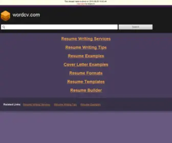 Wordcv.com(Word) Screenshot