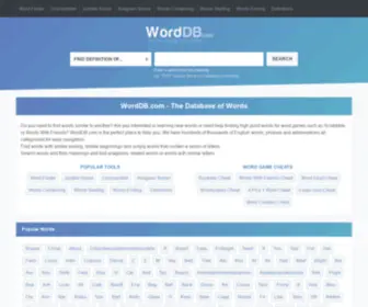 Worddb.com(Anagrams) Screenshot