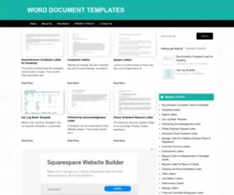 Worddox.org(Word & Excel Document Templates) Screenshot