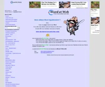 Wordetweb.com(Word et Web) Screenshot