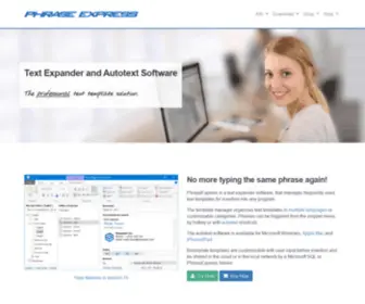 Wordexpander.net(Text Expander) Screenshot