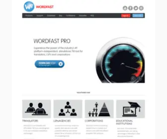 Wordfast.com(World's #1 provider of platform) Screenshot