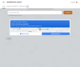 Wordfeud-Cheat.net(Find Wordfeud words) Screenshot