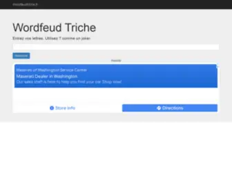 Wordfeudtriche.fr(Rechercher) Screenshot